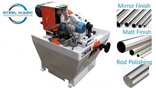 Centerless Tube Polishing Machine  Pipe Polishing Machine [upl. by Sidoney]