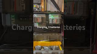 Flex charging station 2 battery at the same time [upl. by Cher]