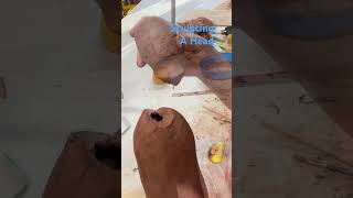 Sculpting a head cut hollow amp reattached clay sculpture head sculpting contemporarysculpture [upl. by Gudrun99]