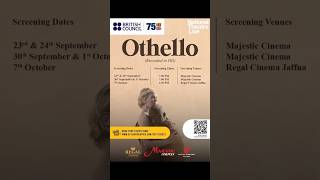 Shakespeare’s “Othello” Screening National Theatre Live at British Council othello shakespeare [upl. by Eriuqs]