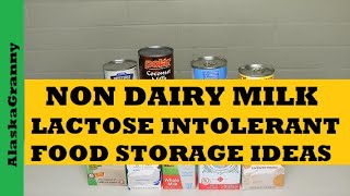 Non Dairy Milk For Prepper PantryLactose Intolerant Food Storage [upl. by Asiled643]