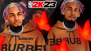 BEST NEW FACE CREATION ON NBA 2K23 LOOK LIKE A COMP STAGE PLAYER [upl. by Aiuqat]