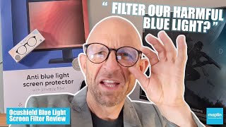 Ocushield Blue Light Filtering Glasses amp Screen Protector  Review w Jason Bradbury for MaplinTV [upl. by Ozneral822]