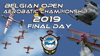 4Kᵁᴴᴰ 4K UHD BELGIAN OPEN AEROBATIC CHAMPIONSHIP 2019 Final Day [upl. by Gem]