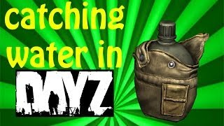 Dayz tip  4  how to fill your canteen with rain [upl. by Fredel]