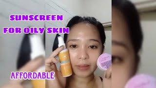 Sunscreen For Oily Skin Affordable Sunblock Recommended sunscreen affordable [upl. by Dasya192]