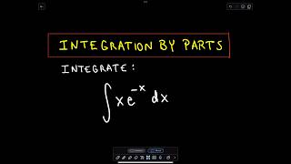 ❖ Integration by Parts ❖ [upl. by Yssis]