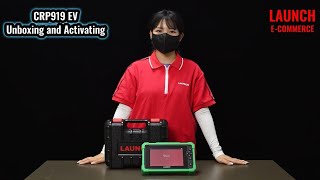 LAUNCH X431 CRP919 EV car Diagnostic Tools Energy Electric Vehicles Scanner Unboxing and Activation [upl. by Alphard955]