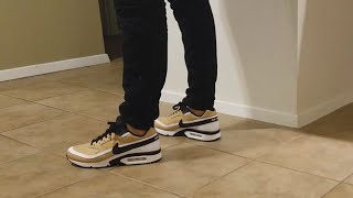 Nike Air Max BW in Vachetta Tan Leather ON FEET Song Beeza  Timber Timber [upl. by Nerej]