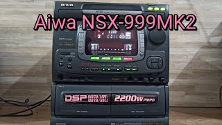 Aiwa NSX999MK2 fully functional single unit informative video nice soundcall at 7814782002 [upl. by Dorkus]