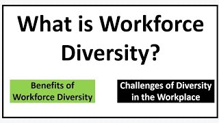 What is Workforce Diversity Benefits of Workforce DiversityChallenges of Diversity [upl. by Kip]