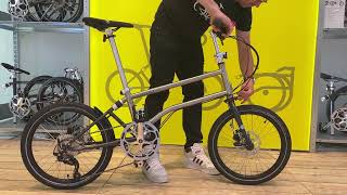 VELLO folding bike titanium at EUROBIKE 2024 [upl. by Iand]