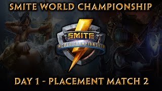 Smite World Championship Day 1 Match 2 We Love Bacon vs SK Gaming [upl. by Rosalyn]