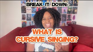 What Is Cursive Singing  How To Do It [upl. by Imehon]