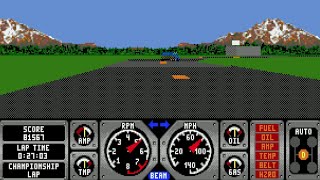 Hard Drivin Mega Drive Complete [upl. by Holden]