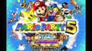 Mario Party 5 Intro Nintendo Gamecube Pal Version [upl. by Tekcirk]