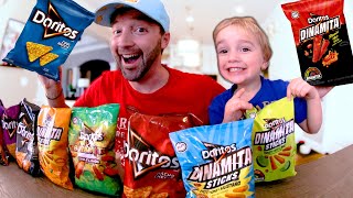 3 Year Old Ranks Every Dorito Flavor [upl. by Faletti334]