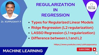 71 Regularization in Linear Regression [upl. by Thibaut]