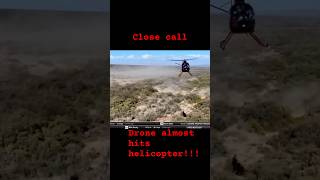 SCORE Drone at Baja 1000 nearly collided with UTV class Helicopter trophytruck utv drone [upl. by Narak]