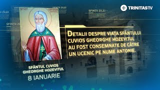 Sfântul Cuvios Gheorghe Hozevitul  8 ianuarie Sinaxar [upl. by Amik]