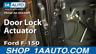 How To Replace Door Lock Actuator 0408 Ford F150 [upl. by Ambrosio]