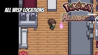 All Wisp Locations for Spiritomb in Pokémon Rejuvenation [upl. by Adams]