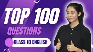 Class 10 English Important Questions  Boards 2024  First FlightFootprints  Class 10 English [upl. by Ybroc]