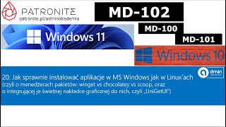 MD20 Jak instalować aplikacje w Windows jak w Linux  winget vs chocolatey vs scoop oraz UniGetUI [upl. by Kcirdehs]