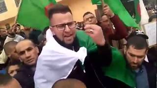 خطاب مؤثر لشاب جزائري من مغنية موجه الى النظام في مظاهرات22 مارس 2019محمد تلمساني [upl. by Walcoff]