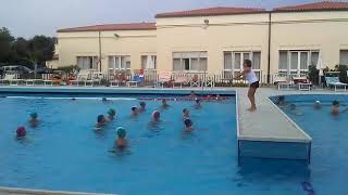 Lezione di acqua gym al villaggio turistico [upl. by Allehcim]