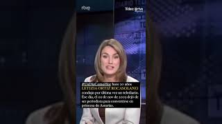 🎙El ÚLTIMO TELEDIARIO de Letizia Ortiz felipevi casasreales leonordeborbón shorts telediario [upl. by Minette]