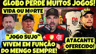 GRINGOS DESBANCAM A GLOBO DEVEDOR APONTA “JOGO SUJO” DO FLA TEXTOR PROVOCA TIME PRESSIONADO HOJE [upl. by Muns]