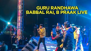 Guru Randhawa Babbal Rai Prabh GIll B Praak Ikka live at Gaana Crossblade  Chandigarh [upl. by Lobel455]