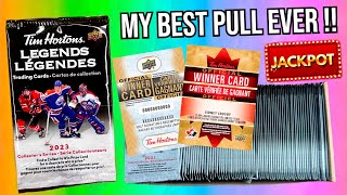 HIT OF A LIFETIME  2023 Upper Deck Tim Hortons Legends Hockey Cards Pack Opening [upl. by Weiler]