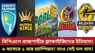 বিপিএলে রাজশাহীর ফ্রাঞ্চাইজিদের ইতিহাস ৬ আসরে একবার চ্যাম্পিয়ন Rajshahi Franchise History  BPL [upl. by Garlan691]