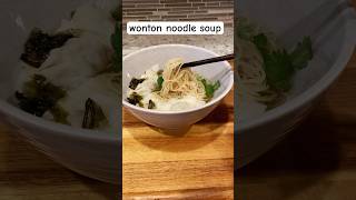 Wonton noodle soup in 5 mins 云吞面cooking chinesecuisine recipe easyrecipe noodleswonton [upl. by Ajim744]