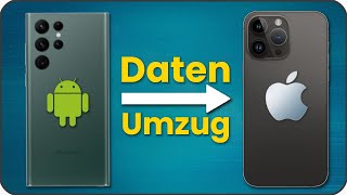 Daten von Android auf iPhone übertragen iOS 📱 Bilder Kontakte Apps [upl. by Eniamat984]