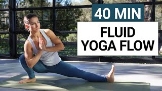 40 Min Fluid Vinyasa Yoga Flow  Full Body Intermediate  Advanced Yoga [upl. by Swords]