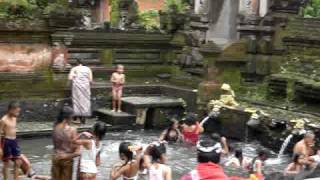 Balinese kids at bathing ritual [upl. by Naujahs]