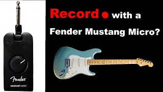 Fender Mustang Micro tested with an external speaker [upl. by Urbanus]