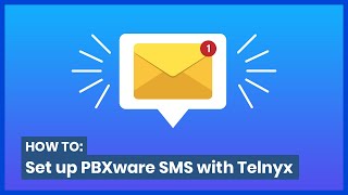 How to set up PBXware SMS with Telnyx provider [upl. by Saretta]