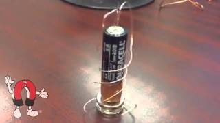 Homopolar Motor Demonstration [upl. by Toh]