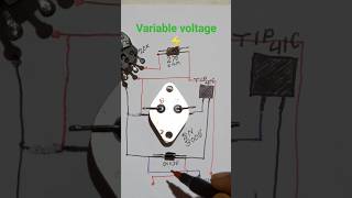 Voltage regulatorAdjustable voltage ⚡electronic shortsfeed [upl. by Eelyak]