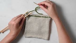 Kitchener Stitch  Purl Soho [upl. by Ymmor]