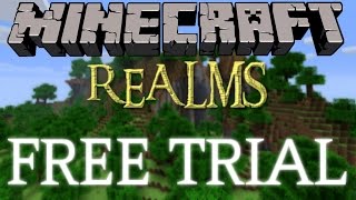 How To Get Minecraft Realms For Free FREE TRIAL Minecraft Tutorial [upl. by Esiuole926]