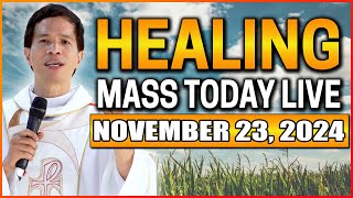 FILIPINO MASS TODAY LIVE HEALING MASS  NOVEMBER 23 2024  Fr Joseph Fidel Roura [upl. by Lerim578]