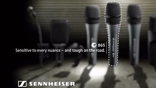 Sennheiser e865  Microfone a condensador supercardioide para voz e fala [upl. by Ilah775]