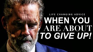 WATCH WHEN YOU FEEL LIKE GIVING UP  Best of Jordan Peterson Greatest Advice [upl. by Varian231]