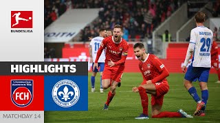 1 FC Heidenheim  Darmstadt 98 32  Highlights  Matchday 14 – Bundesliga 202324 [upl. by Barry]