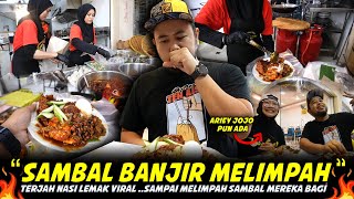 PENUH PINGGAN TAK NAMPAK NASISemua Jenis Sambal AdaTerjah Port NASI LEMAK PARKING Paling Viral [upl. by Veejar]